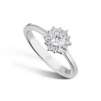 Ringe X-Diamond Dame X6 in Weißgold Diamante Lab Grown 0.45 Ct AN017BI - AN017BI